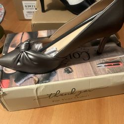 High Heel Bow Knot Pumps Size 8