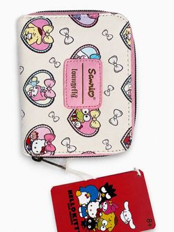 Loungefly Sanrio Heart Print Zip Wallet