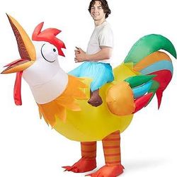Spooktacular Creations Kids Inflatable Riding a Rooster Costume