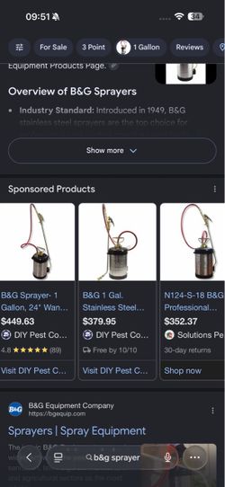 B&G Sprayer