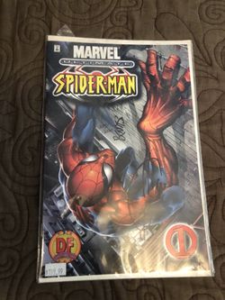 Spider-Man comic with certificate