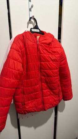 Red kids jacket puffer size 8