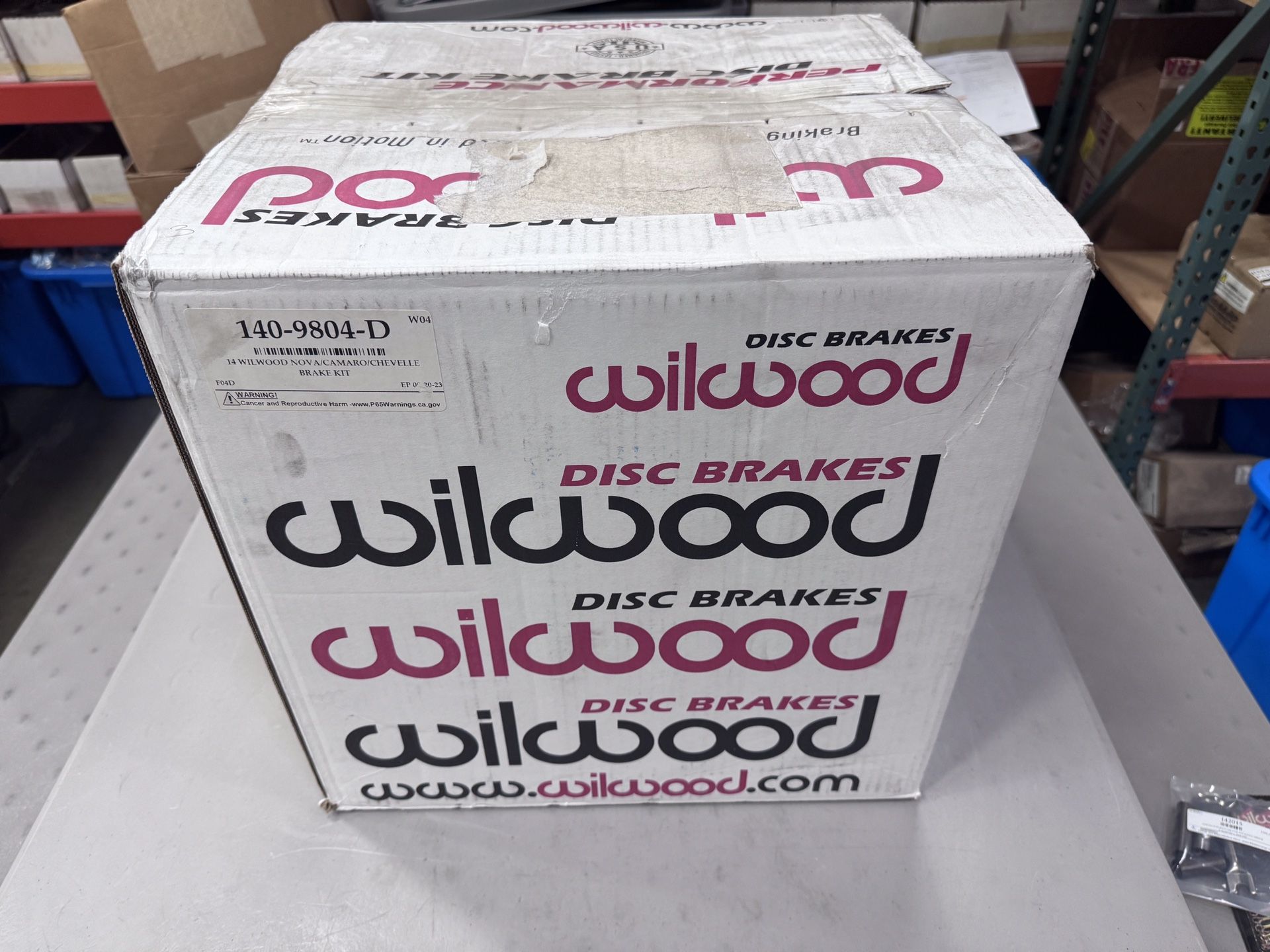 Wilwood 14” Disc Brake Kit For GM A F X Body Cars Chevelle Camaro Nova Wilwood Brakes 6 Piston Calipers Retail $2500 Here $2000