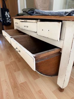 Antique Bakers Coffee Table
