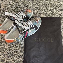 Gucci  X DISNEY GG Supreme Huey, Dewey and Louie  Ace Sneakers SIZE 11