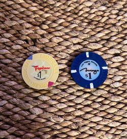 Las Vegas casino chips. Mirage & Tropicana
