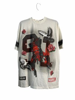 Men’s Civil Regimen Deadpool Oversized Shirt Size S
