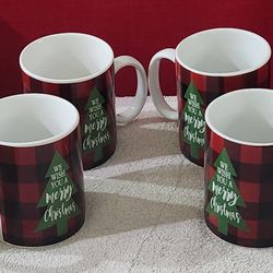 Set Of 4 Coffee Mugs
