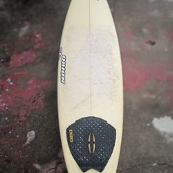 Orion Surfboard 6'4" Swallow Tail Thruster (3) Fin Control System 