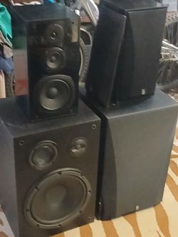4 Yamaha NS-A738 Speakers 2 yamaha ns-ap4400m