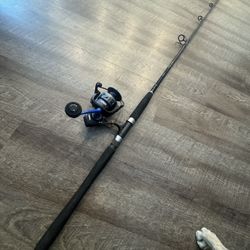 Daiwa Saltist Spinning Combo With Penn Battle. ‘6000 Rare Color. 