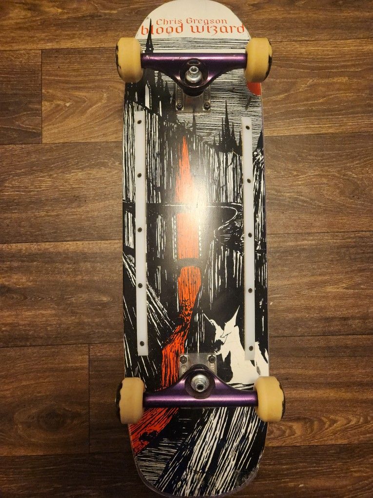Blood Wizard Skateboard + Rail Guards