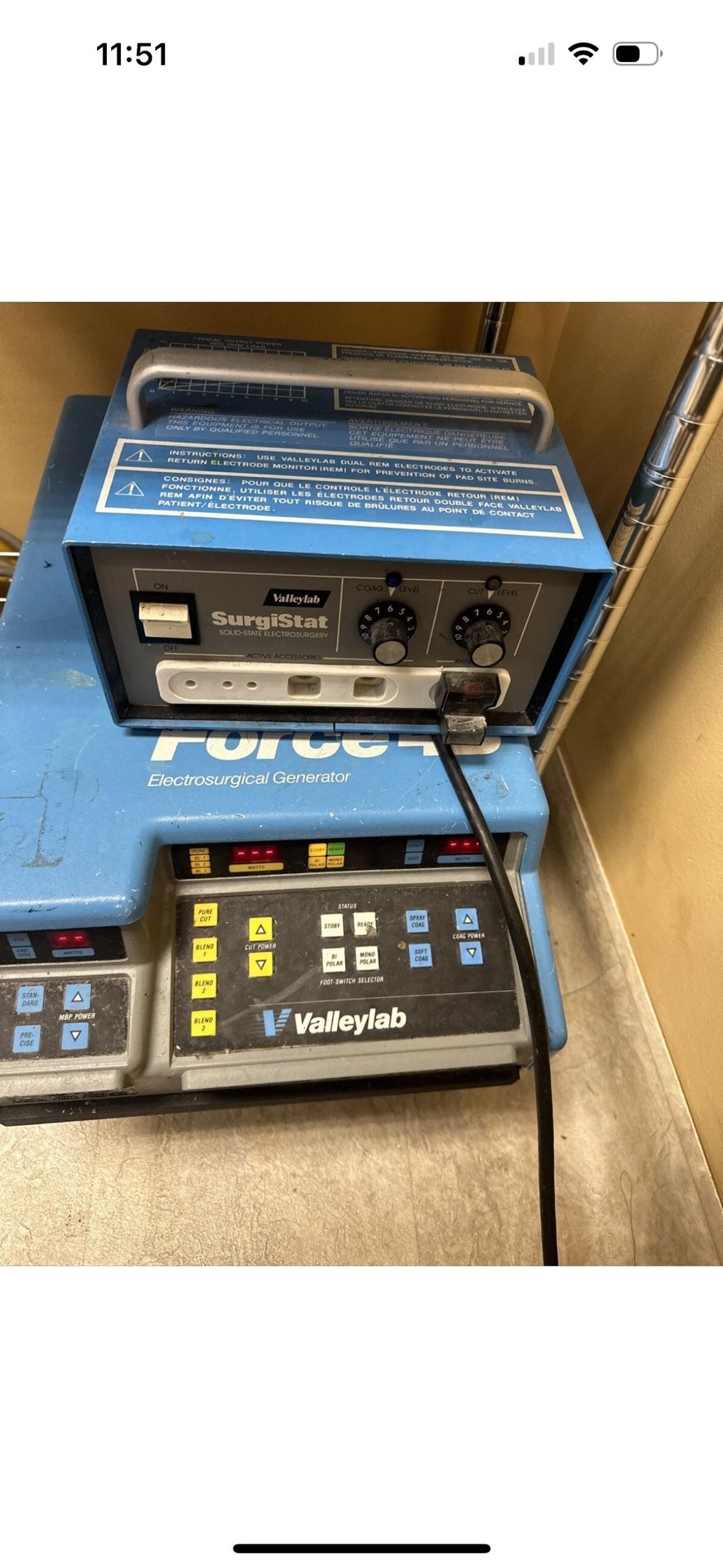 ValleyLab Force 4B - 20 Solid State Electrosurgical Generator Covidien Medtronic