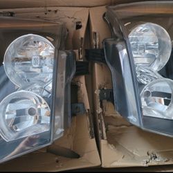 07-13 Chevrolet Tahoe Suburban Avalanche Headlights Luces Micas Calaveras Faros Faroles 