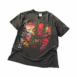 System of a Down "Searching for Satellite Signal" Men's Black Tee L/XL