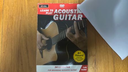 Acoustic Guitar lesson dvd (34 lessons)