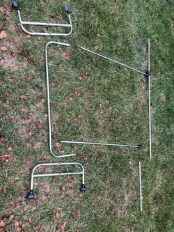 Chrome clothes rack