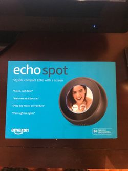 Echo spot black