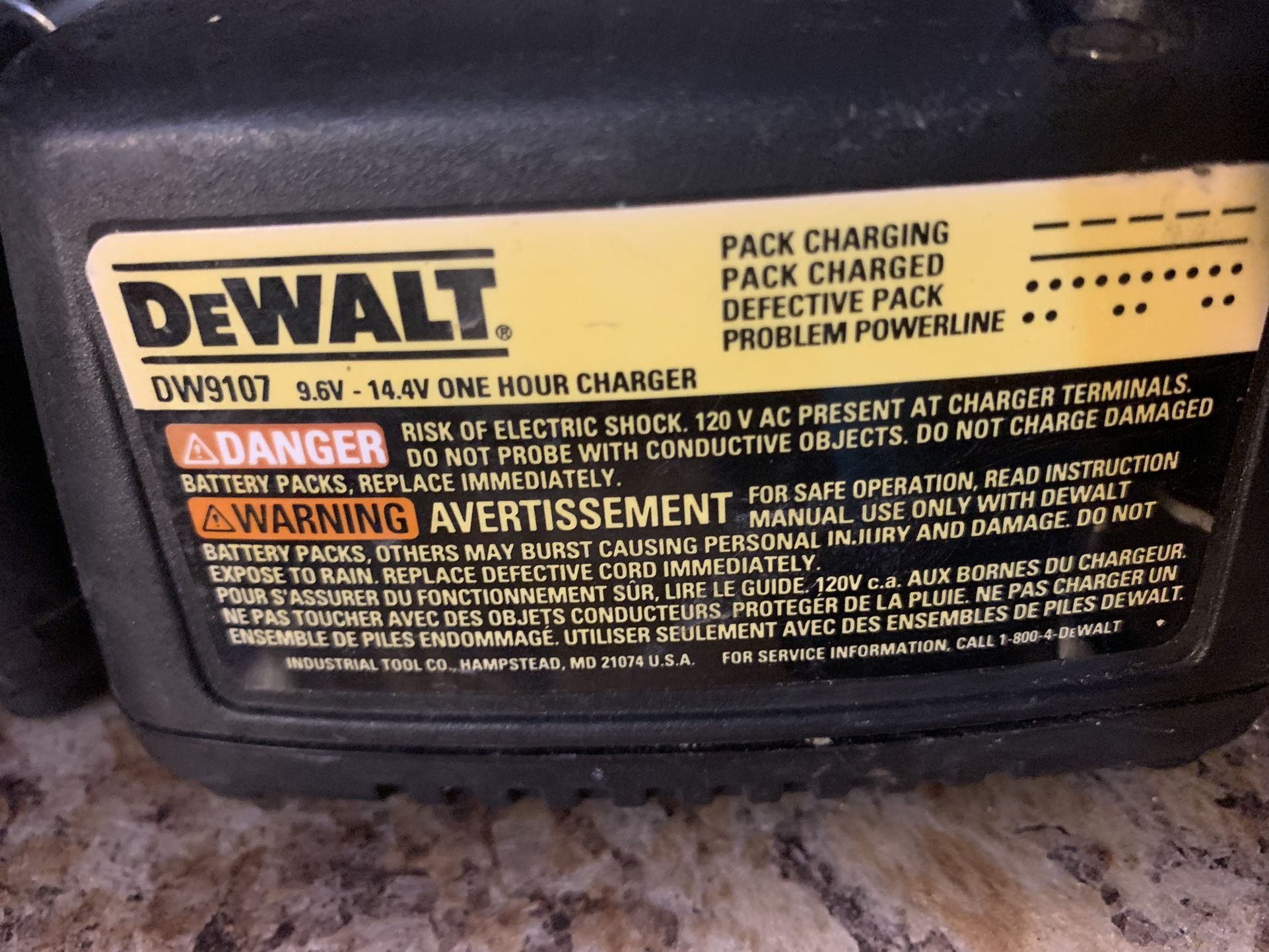 Dewalt Chargers