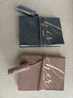 His And Hers Vow Books, Wedding, Gift