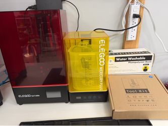 Elegoo photpolymer resin 3D printer and washer