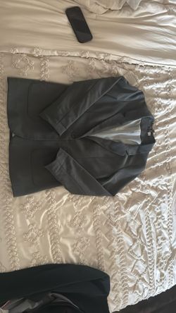 Gray blazer