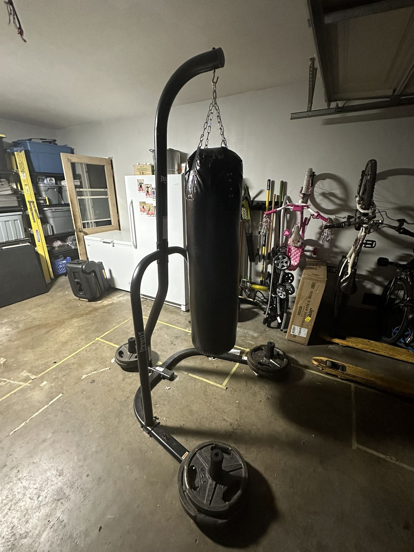 Everlast Boxing Stand And Prorobust Punching Bag