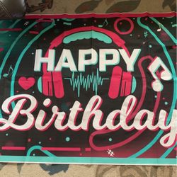 Tik Tok Inspired Birthday Backdrop