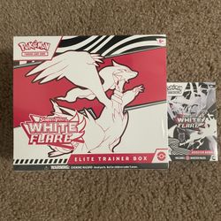 Pokémon White Flare ETB + Booster Bundle (Sealed)