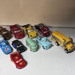 Disney Cars Diecast Wear On Paint From Play No Issues All Included