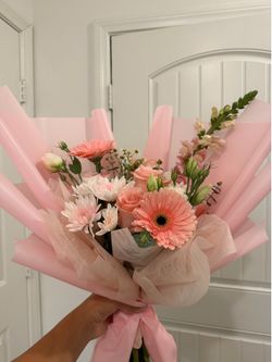 Pink Graduation flowers