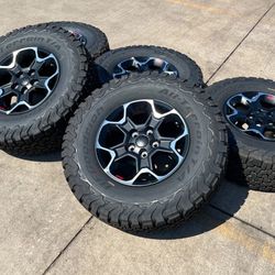 17” Jeep Wrangler Rubicon Gladiator Wheels Rims Tires 2023