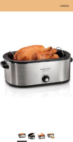 Turkey Roaster Oven 22qt Hamilton Beach