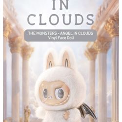 The Monsters - Angel in Clouds Vinyl Face Doll - REAL Labubu 
