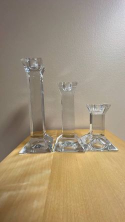Candlestick’s-Villeroy And Boch Crystal 