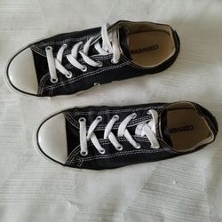 Converse All Star Classic Sneaker Black Youth Size 3