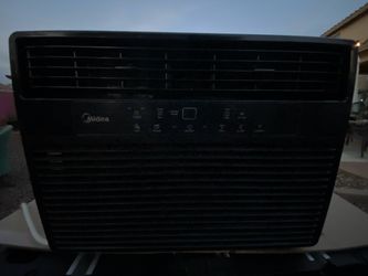 Black Midea Air Conditioner
