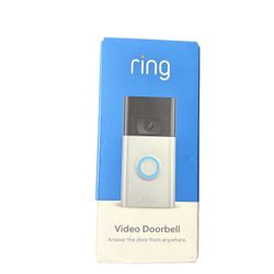 Ring 1080p Wireless Video Doorbell - Satin Nickel