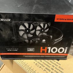 PC liquid cpu cooler Corsair H100i