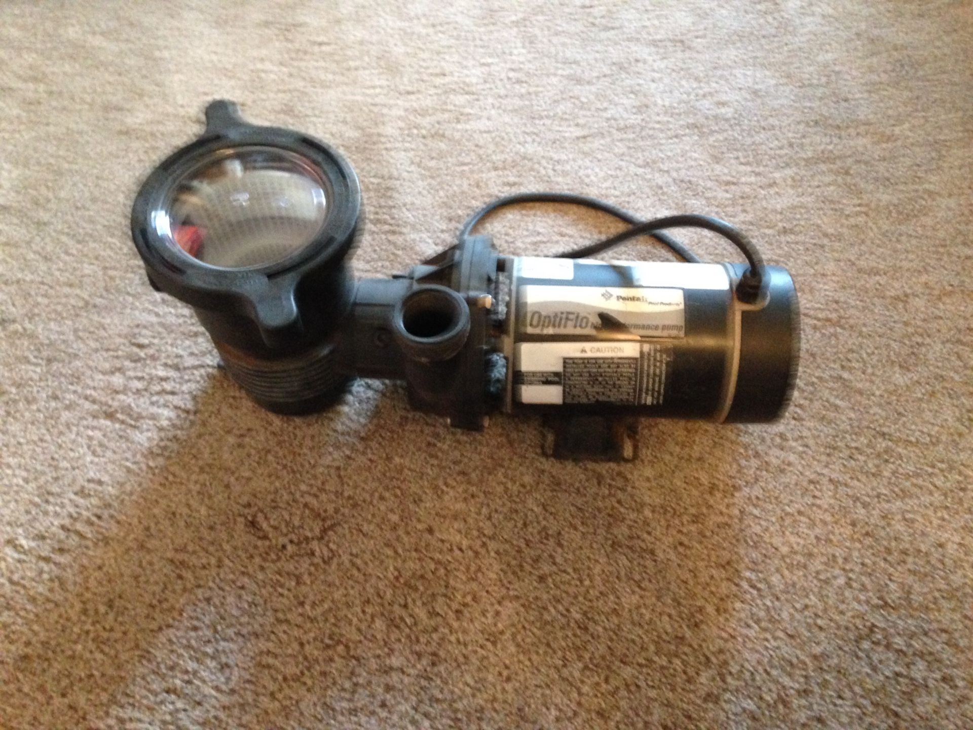 Swimming pool filter. Pentair 1 hp rebuilt excellent condition. Will work for spa or pool. $200.00