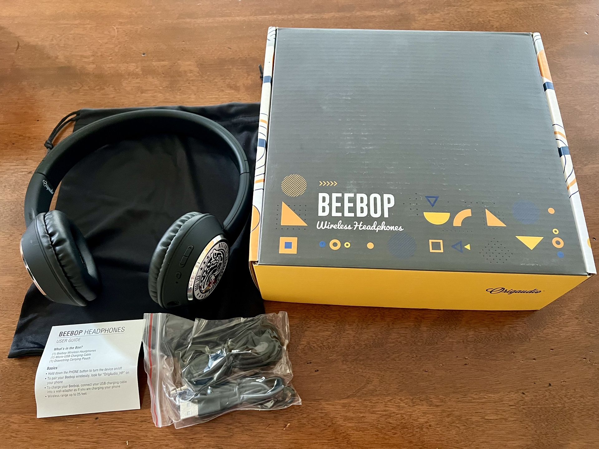 NEW Origaudio Beebop Wireless Headphones 