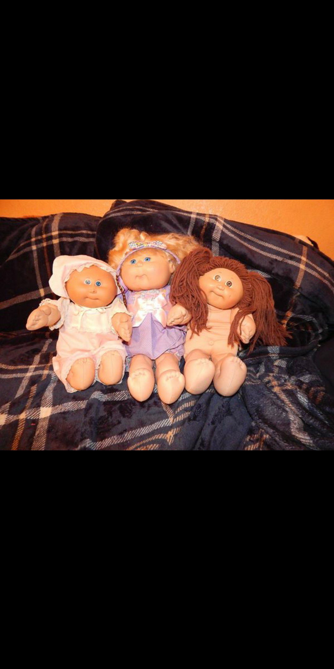 3 Cabbage Patch dolls