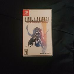 Final Fantasy XII Nintendo Switch Game