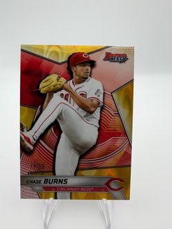 Chase Burns Bowman's Best Gold Refractor /50