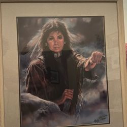 Maija Native American Art Painting Frame 