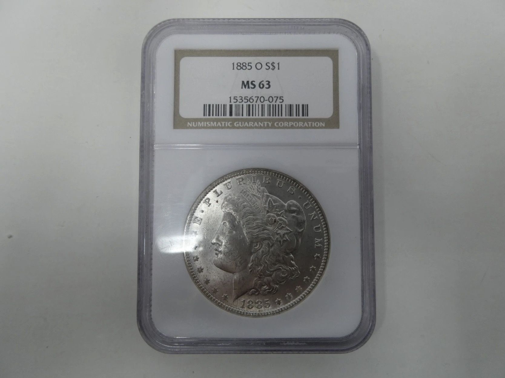 1885-O Morgan Silver Dollar S$1 - NGS MS63 Certified