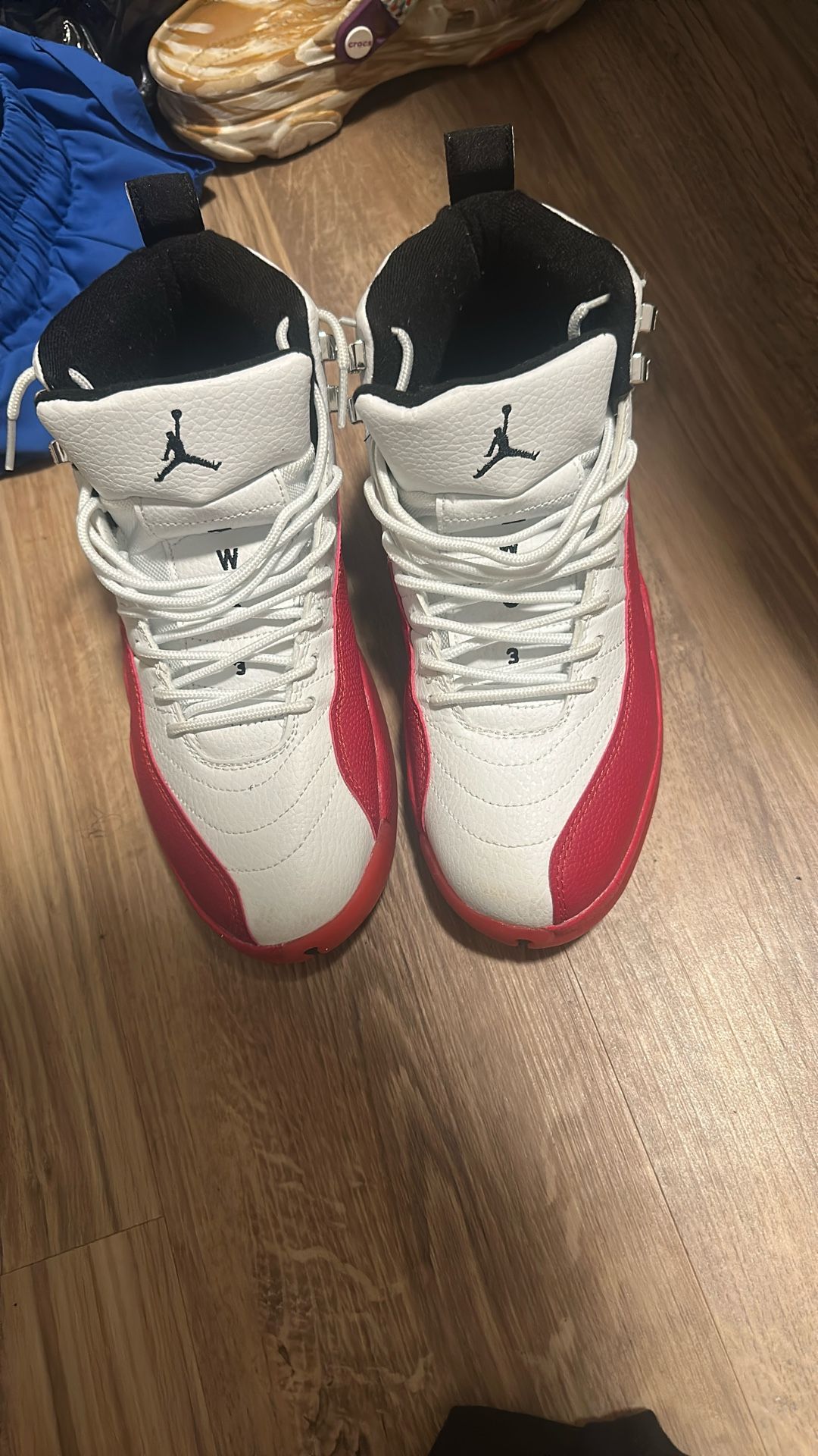 Jordan 12 Cherry Red Size 8.5 Men No Box (look At Description)