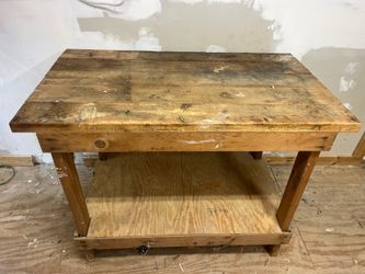 Home made wood workbench