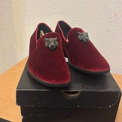 Aldo Red Suede Loafer 