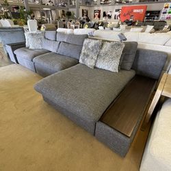 Divani Casa Paseo Charcoal Modular Sectional /3pc